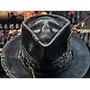 Cowboyhatt for menn i punkstil - Western cowboyhatt med dødningehode