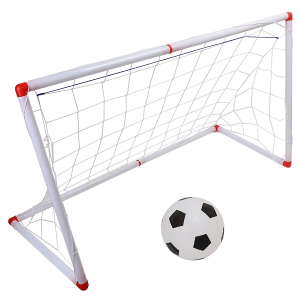 Mini fotbollsmål för barn inomhus och utomhus med nät, boll och pump - Sportspel för barn