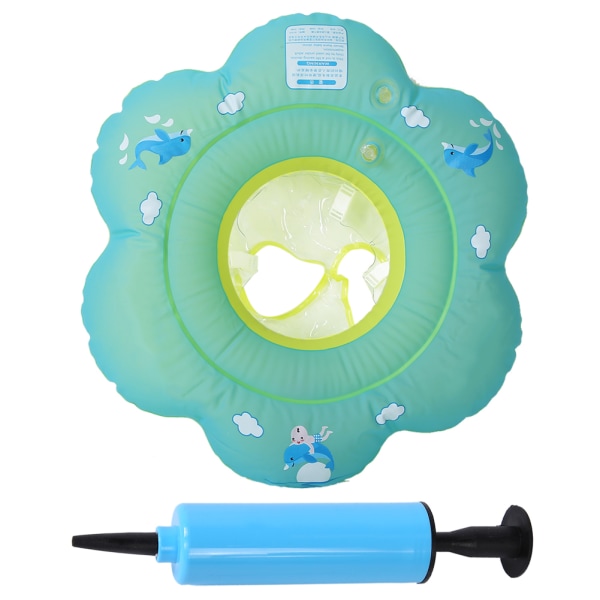 Baby Uppblåsbar Simring Vatten Leker Badleksak Cirkel Kronblad Form (M)