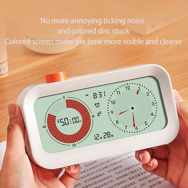 60 Minutters Bordalarm med Visuel Timer