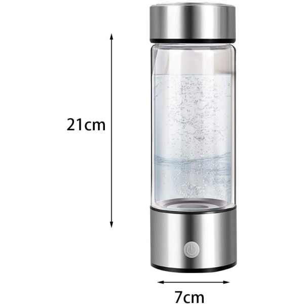 Vätevattenflaska, bärbar väterik vattenglasladdning