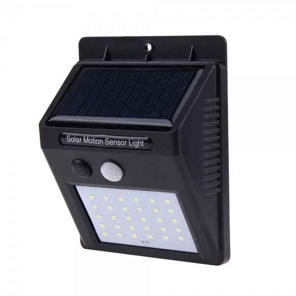 Vanntett Solcellevegglampe med Bevegelsessensor
