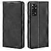 Retro-skin magnetisk læder telefoncover til Xiaomi Redmi Note 11 4G / Note 11S - Sort