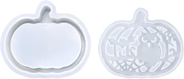 Halloween silikonform for lys og støping. DIY dekor til høst og halloween.—jarx