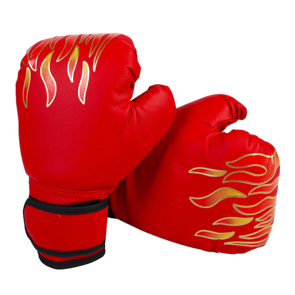 Boksning Handsker til Børn Børnetræning Punching Kickboxing Tilbehør Sort