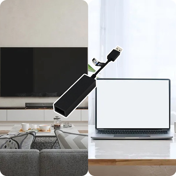 VR-adapterkabel för PS5, VR-omvandlarkabel PSVR VR-kameraadapterkabel för PS5-spelkonsol för värdkamera, VR-anslutningskabel för PS5