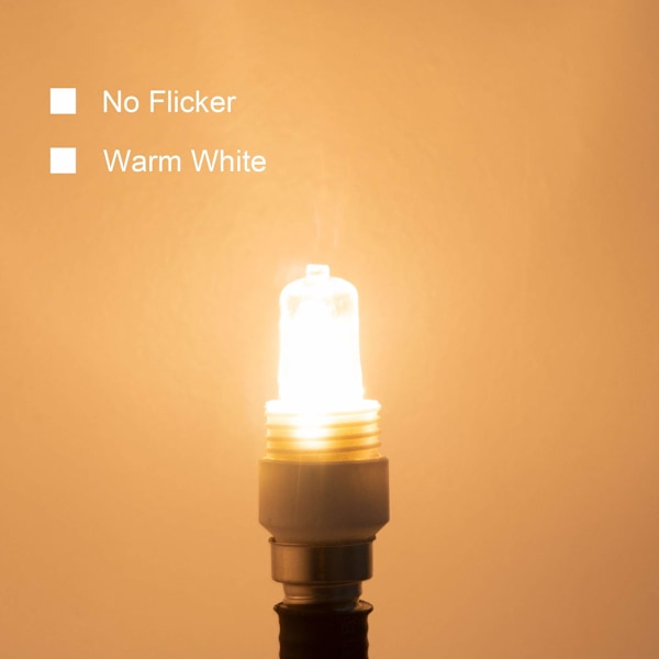 12-pack G9 Halogen Lamps 33W 230V 2800K Warm White 380lm, Clear Capsule Halogen Bulbs Dimmable, No Flicker, No Strobe