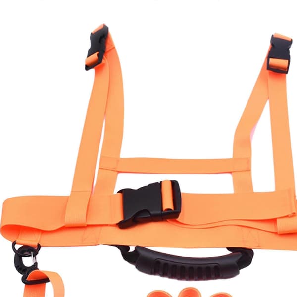 Ski- og snowboardsele til børn, skiakselsele til ski- og snowboardundervisning (BR)_jar Orange