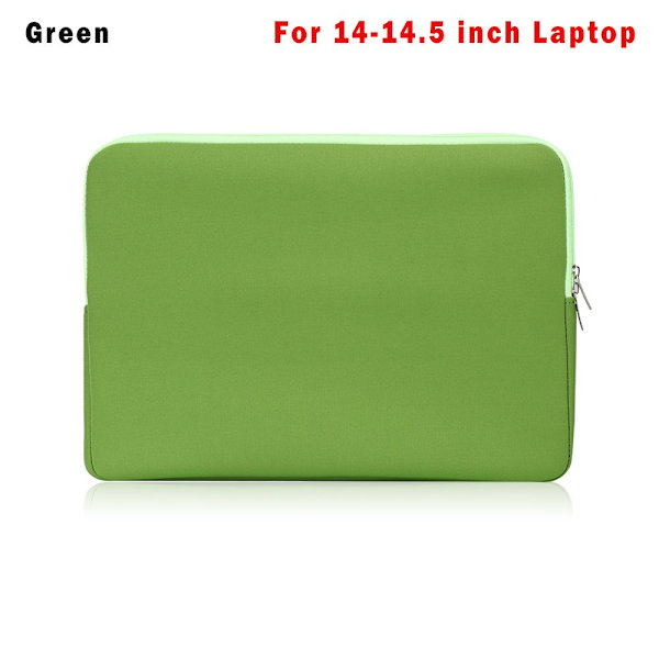 Kannettavan tietokoneen laukku Kotelo Case Cover VIHREÄ 14-14,5 TUUMAA gree green For 14-14.5 inch