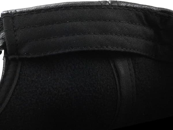 Herr Läder Baseballkeps Justerbar Sportkeps Mössa Platt
