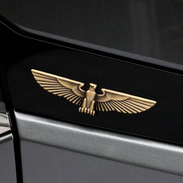 10 stk Eagle Auto Emblem, Eagle Wings Metal Sticker, Flyvende Ørn