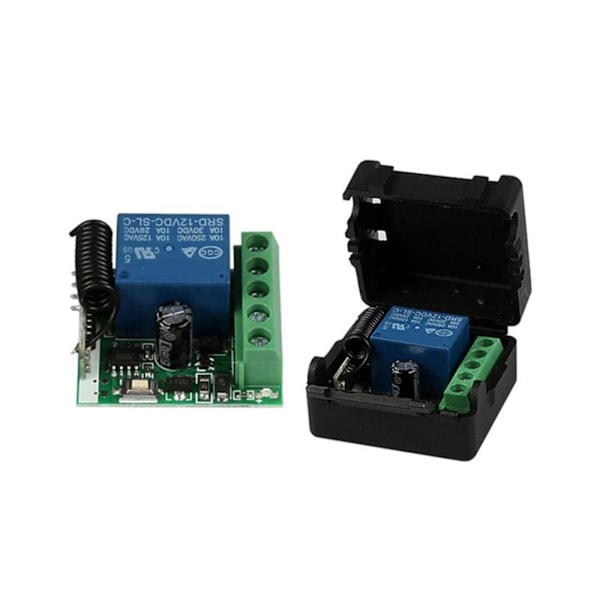 5x DC 12V 1CH 433MHz Universaali Langaton Kaukosäädin Kytkin RF Rele Vastaanotin 433 MHz Lähetin