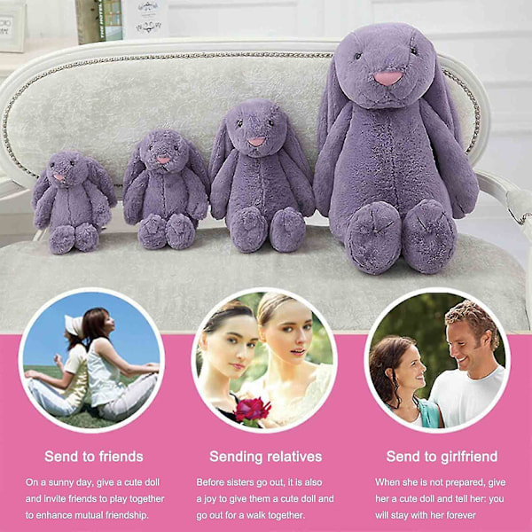 Jellycat Bashful Viola Bunny Kæledyr Plyslegetøj