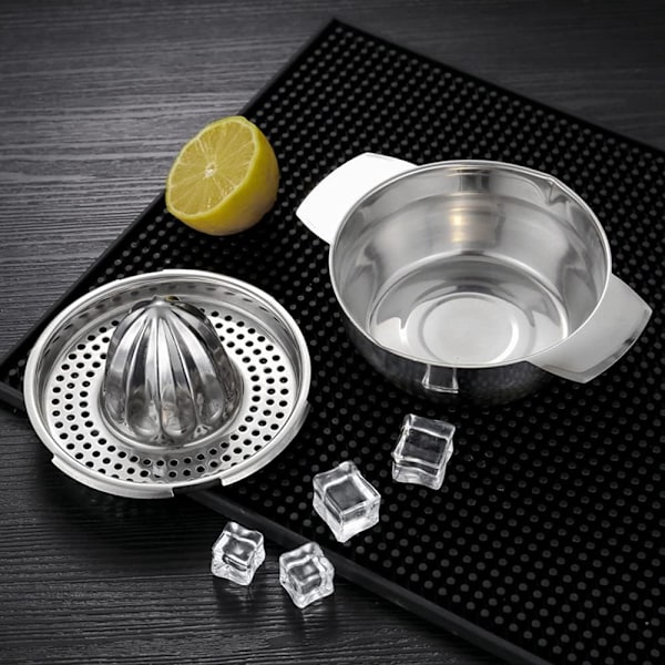 Manuell juicepresse i rustfritt stål for sitron, lime og appelsin