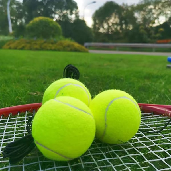Tennisboll med Snöre för Tennistränare Träning Hög Elasticitet Träningsboll för Självstudier Tennisträning 1pcs