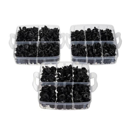 Plastklips for bil / Klips - 620 deler_krukke 1050