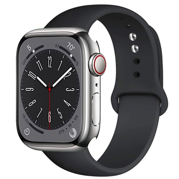 Silicone Wristband Durable Apple Watch 38mm/40mm/41mm Dark Blue Mörkblå m