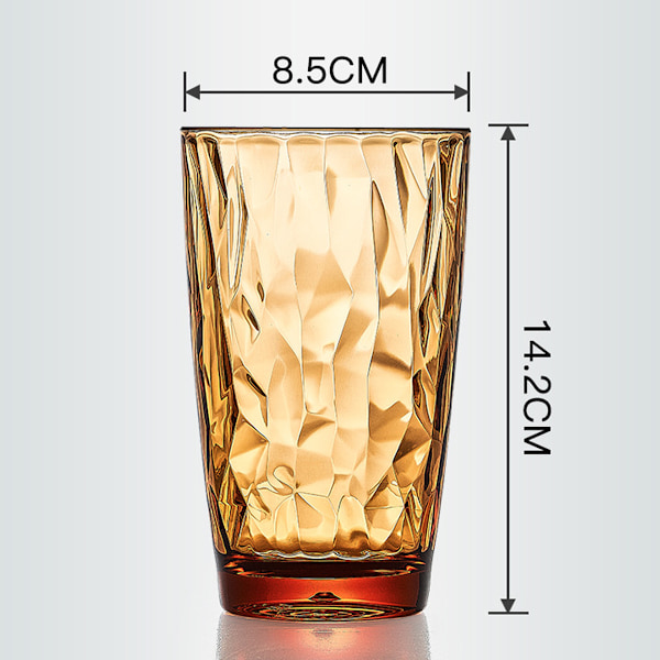 Återanvändbara dricksglas i akryl, 20 oz, vattenglas i juvelfärger | BPA-fria tumblers, tål diskmaskin (översta hyllan) Style 2