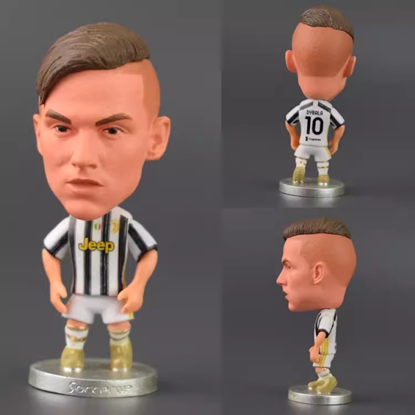 Fodboldfan stjerne dukke model julegave Juve hjemme Dybala Juve home Dybala