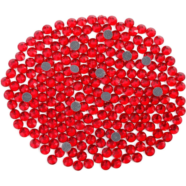 3000 kpl Hotfix Ljus Siam Strass -kiviä askarteluun, SS16 (3,8-4,0 mm) Light Siam Light Siam SS16