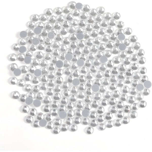 600 st Klara Hotfix Strass-stenar, SS30, 6,3-6,5 mm för Hantverk & Kläder Kristall Crystal SS30