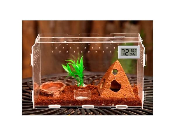 Mini LCD Hygrometer / Termometer Hvit 2-pakning