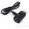 HDMI til VGA Konverter - Lydkabel - Videoopløsning - Kompakt Adapter med Lydtransmission - 3,5 mm Jack