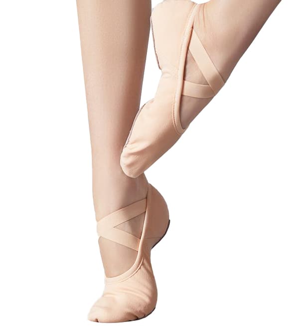 Balletdansesko med delt sål, flade gymnastikdansesko 38