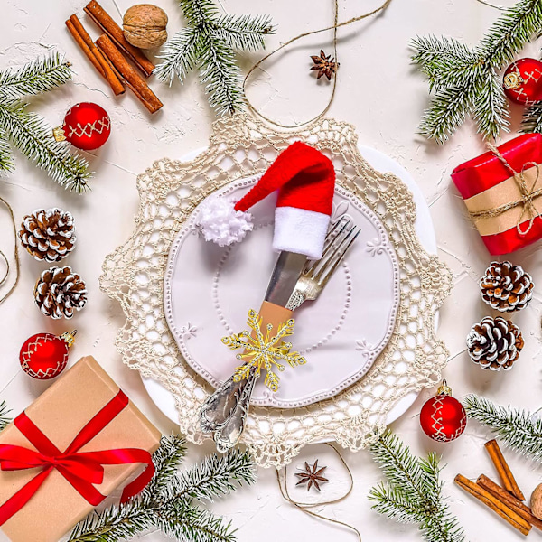 Julsnöflinga servettring Jul servettringar hållare Buc F