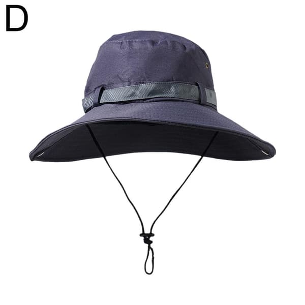 Åndbare solbeskyttelseshætter til unisex vandring og camping, 56-58 cm black onesize