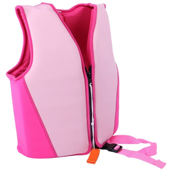 Manner Kids Simjackor Barn Simväst Neopren Swim Learner Badkläder (Rosa M)