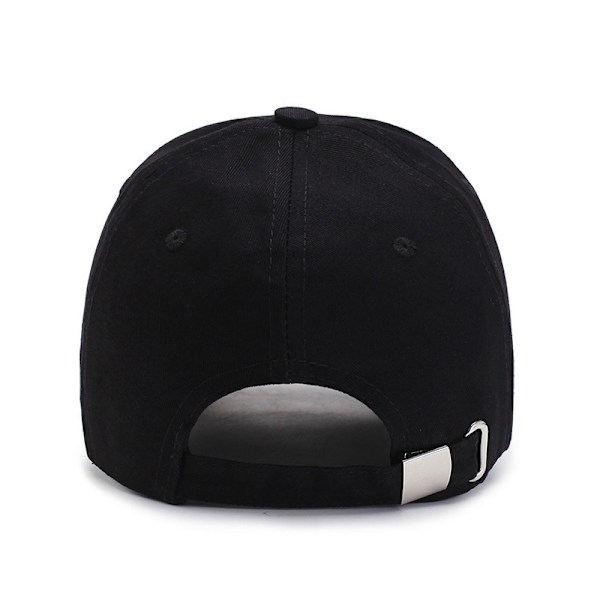 Musta Vintage Baseball-lippis Miehet Naiset Aurinkohattu Lippalakkilippis Golf-lippis Säädettävä Lippis Hip-hop Anti-UV Aurinkosuoja Hengittävä Aurinkolippis Ranta Camping Kalastus