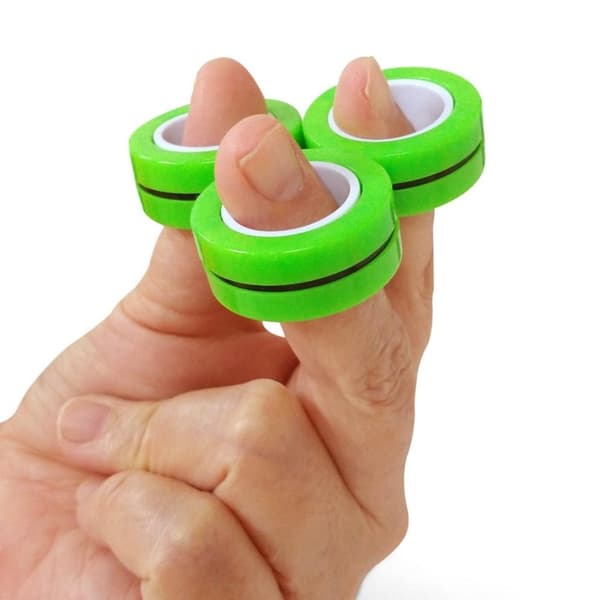 3-Pakning - Magnetiske Ringer / Fidget Leker - Magnetkuler_jar multifärg multicolor