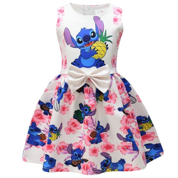 Stitch Jenter Tegneserie Prinsessekjole Låve Bursdagsfest Ballkjole Skaterkjole #2 #2 140cm