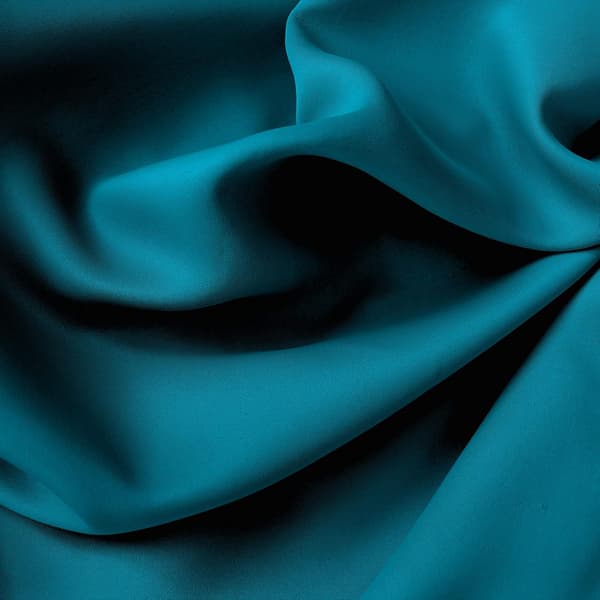 Mörkläggningsgardin Termiskt Isolerad Ogenomskinlig Polyester Med Öljetter för Sovrum Vardagsrum, Havsblå 140 x 240 cm