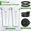Reservedele til Ninja blender, 24oz Ninja blenderkopper med låg, blenderkniv til Nutri Ninja