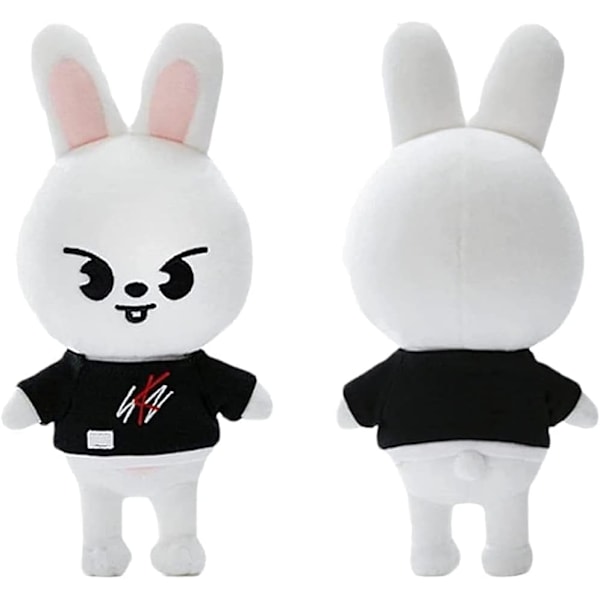 20cm Kpop Stray Kids Skzoo Tecknad Plyschdocka Ny Stil SKZ Design för Fans (Leebit) White Rabbit