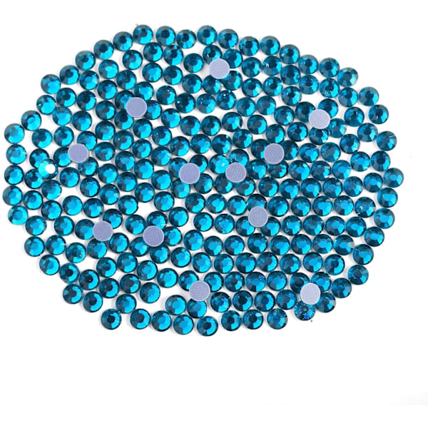 3000 stk Hotfix Indicolite Rhinestones til Håndværk, SS16 (3,8-4,0 mm) Indicolite Indicolite SS16