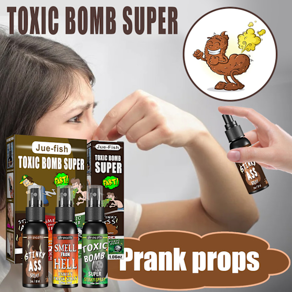 30 ml Super Haiseva Nestemäinen Pieru Hajusuihke Pitkäkestoinen