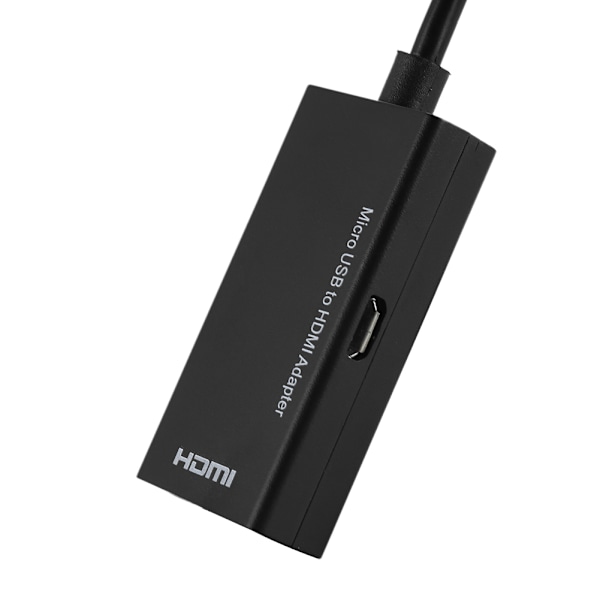 1080P Micro USB til HDMI-adapter 8-kanals stereolyd 5-pinners HDMI-videoadapter for Android
