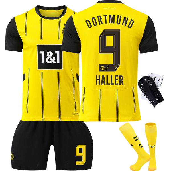 2425 Dortmund Hemmatröja #9 Set 18 Size 9 + Socks + Protectors
