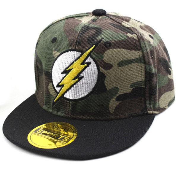 Pojat Tytöt Piirretty Lippis Super Sankari Snapback Päähine Flash Flash