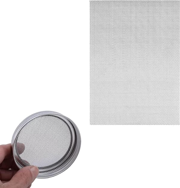 Fint metalnet, 20 mesh trådnet vævet net, 150x210mm trådnet, vævet net rustfrit stål net gnaver net vævet ark