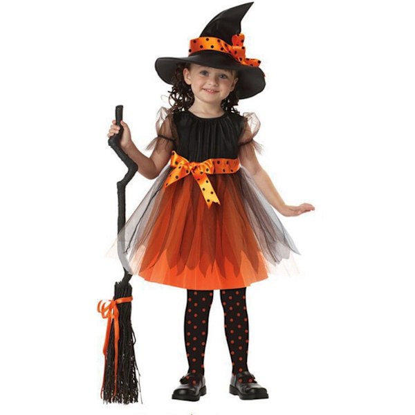 Halloween 3-13Y Children Girls Vampire Witch Bat Cosplay Dress Carnival Party Toddler Kids Halloween Costume Dress Up