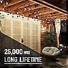 30-pakning utendørs lyspærer, vanntett S14 erstatningspære, E26 base varm hvit