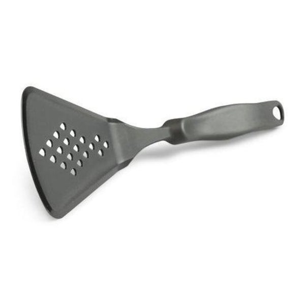Bred stekespade med hull Svart Black Black