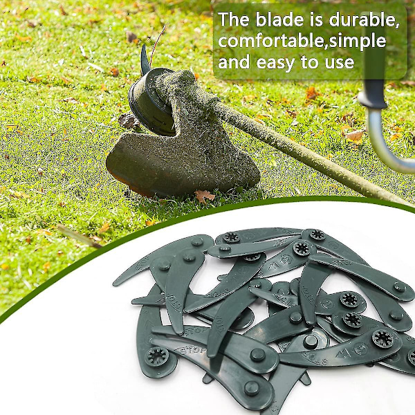 20x Durablade ersättningsblad 26 cm för Bosch Art 26-18 Li 06008a5e00 kanttrimmer (plast, 20 st)