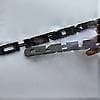 Jeep Grand Cherokee 3D ABS Emblem Badge med Krom Sort Logo Sort Sølv 17-22
