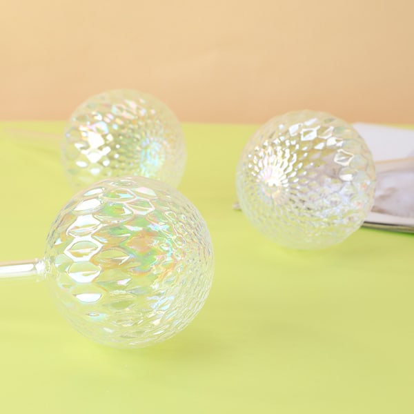 2/3/4 stk Glass Vannkuler for Planter Enkle Automatiske Lekkasje Plante Vannkanner for Alle Potteplanter 4 pcs