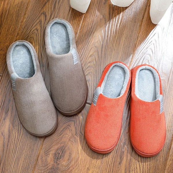 Hemskot miehille, Talvitossut miehille, Mukavat tossut, Lämpimät pehmovuoriset kengät, Sisätossut miehille, Talviharmaa Gray Gray 42-43